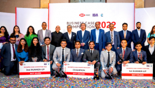 Winners of HSBC-IBA Business Case Competition 2022 announced