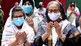 PM offers prayers at Bangabandhu's mazar in Tungipara