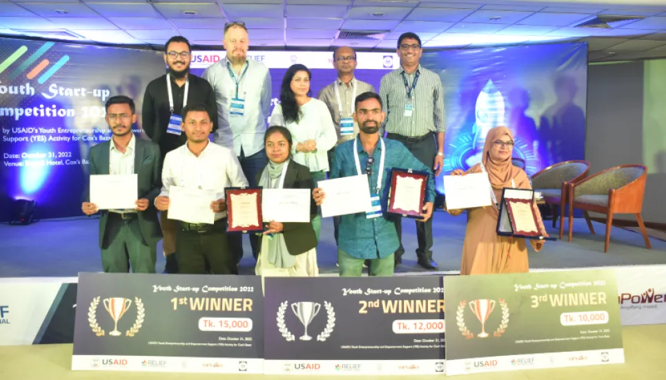 'Youth Start-up Competition 2022' awards 3 best business ideas