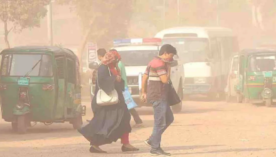 Dhaka air 2nd most polluted in the world this morning