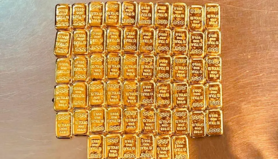 Gold worth around Tk 4.5cr seized at Ctg airport