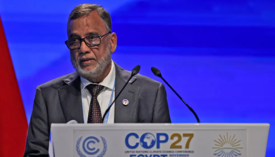 COP27: Bangladesh urges developed nations to double provision by 2025