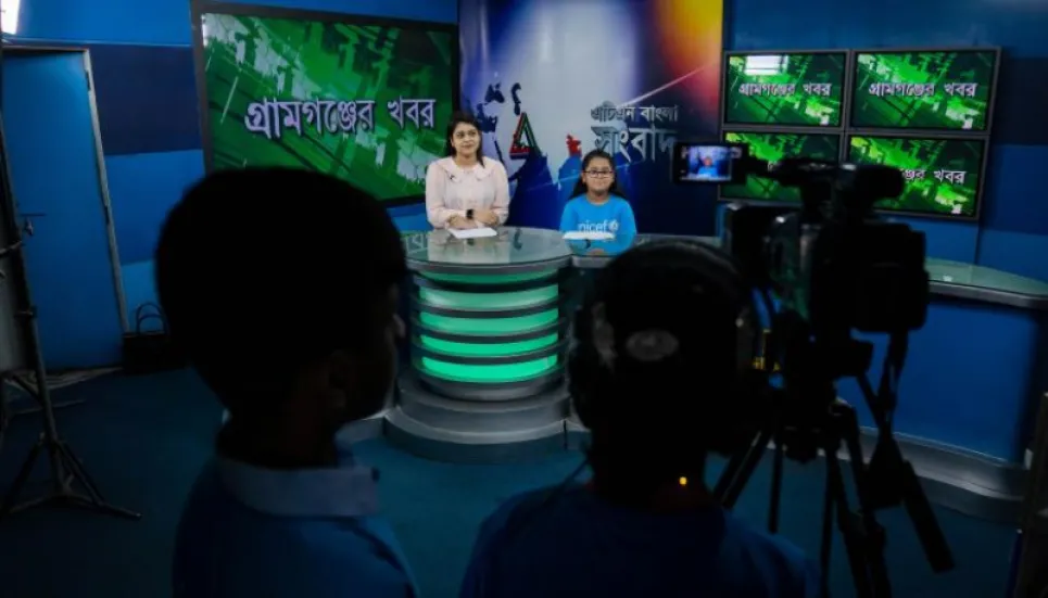 Kids take over news, sports in Bangladesh on World Children’s Day