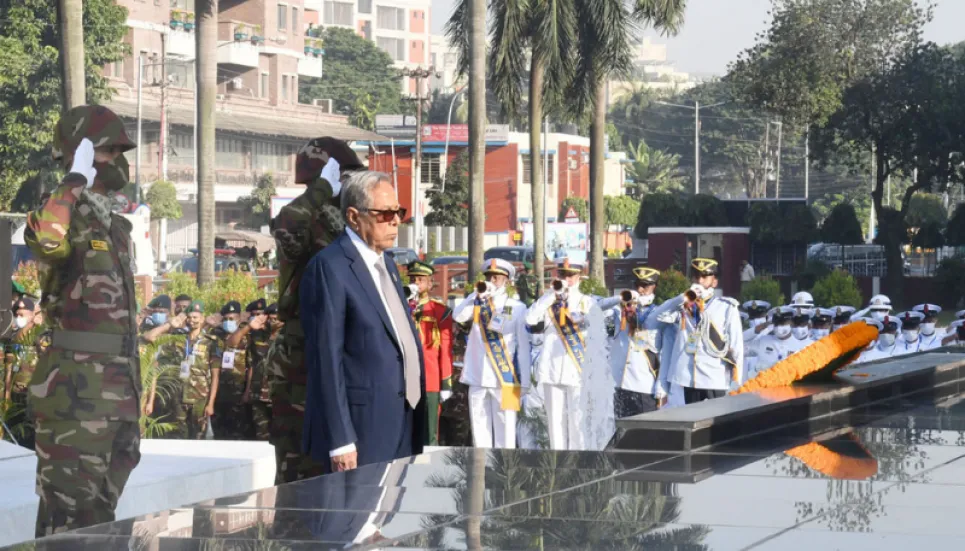 Armed Forces Day: PM, President pay tributes to martyrs