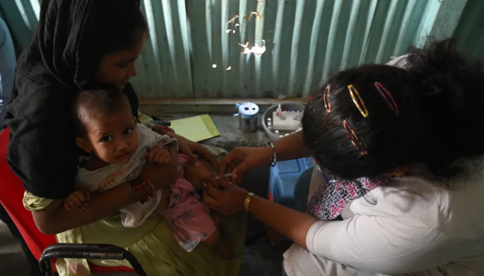 Record number of children miss measles vaccine