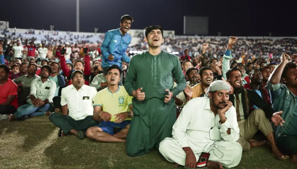 Bangladeshis among migrant workers enjoying Qatar World Cup on the cheap