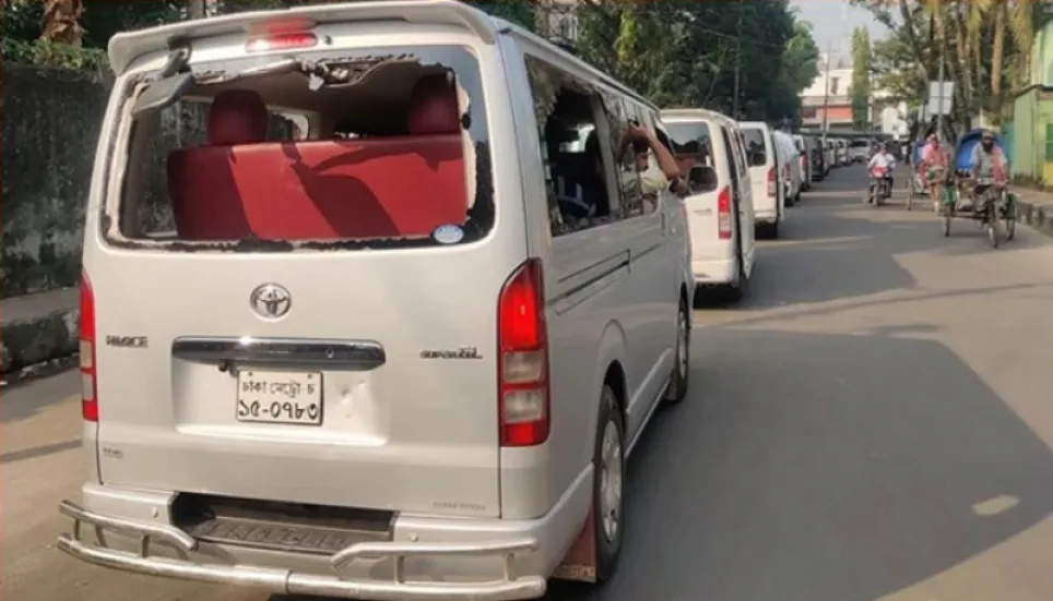 BNP’s motorcade attacked on way to Barishal rally