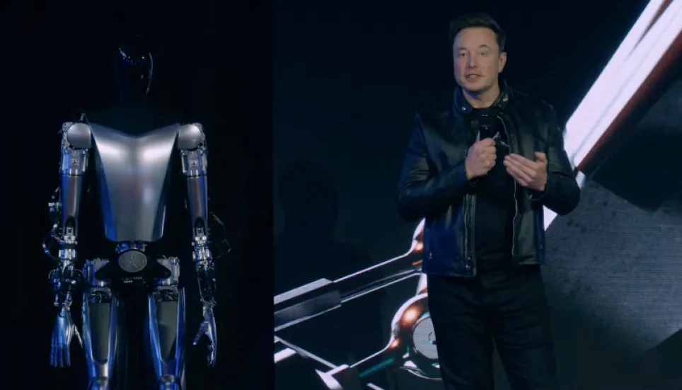 Musk previews humanoid robot, ‘not ready yet’
