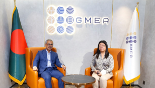 ICMPD team calls on BGMEA president