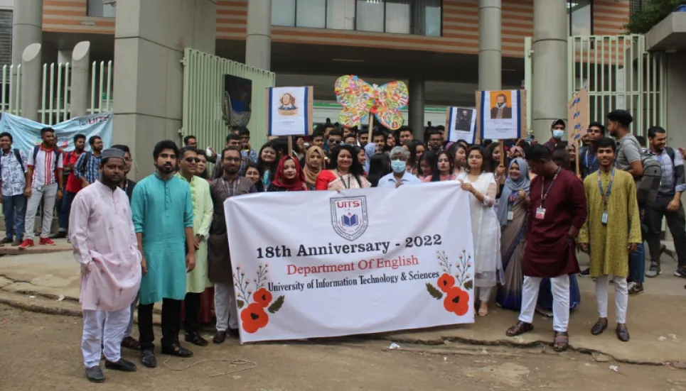 UITS English dept celebrates 18th anniversary