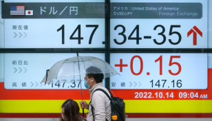 Asian markets track Wall St losses but sterling bounces