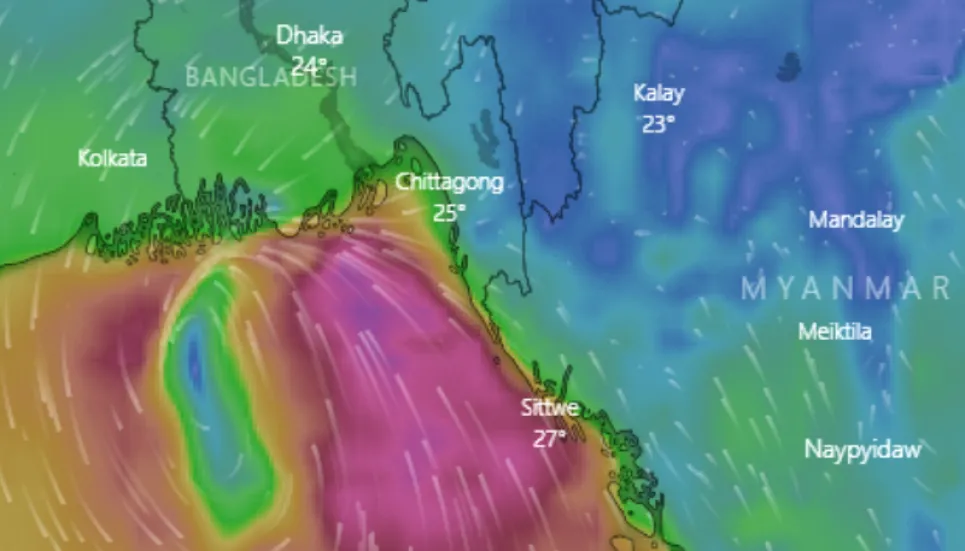 Cyclone Sitrang: Signal 7 for Mongla, Payra sea ports, signal 6 for Ctg, Cox’s Bazar 