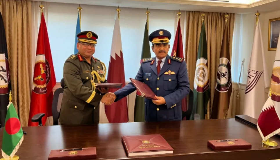 Bangladesh, Qatar sign MoU to boost defence cooperation