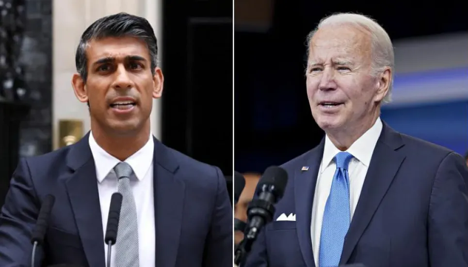 Sunak, Biden to mark 25 years since N Irish peace deal