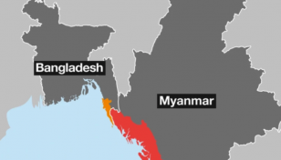 Mine explosion inside Myanmar kills Rohingya teen, wounds another