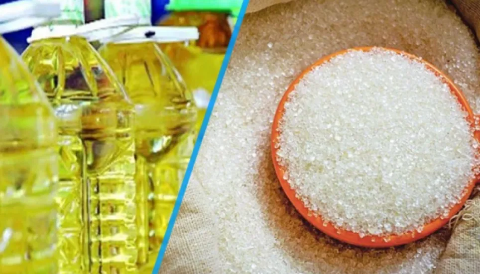 Sugar price up by Tk 6 per kg, palm oil drops further