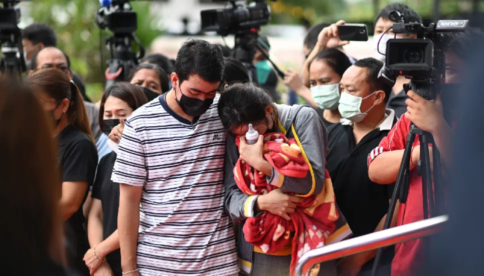 Families mourn Thai nursery dead ahead of king's visit