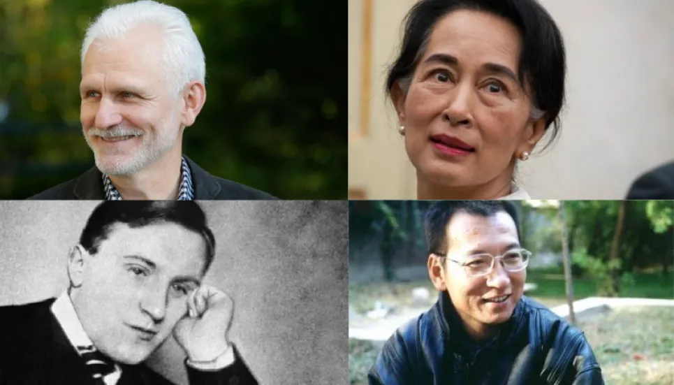 Four Nobel Peace laureates who won the prize whilst behind bars 