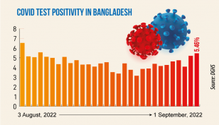 Covid: Daily infection rate at 5.46%