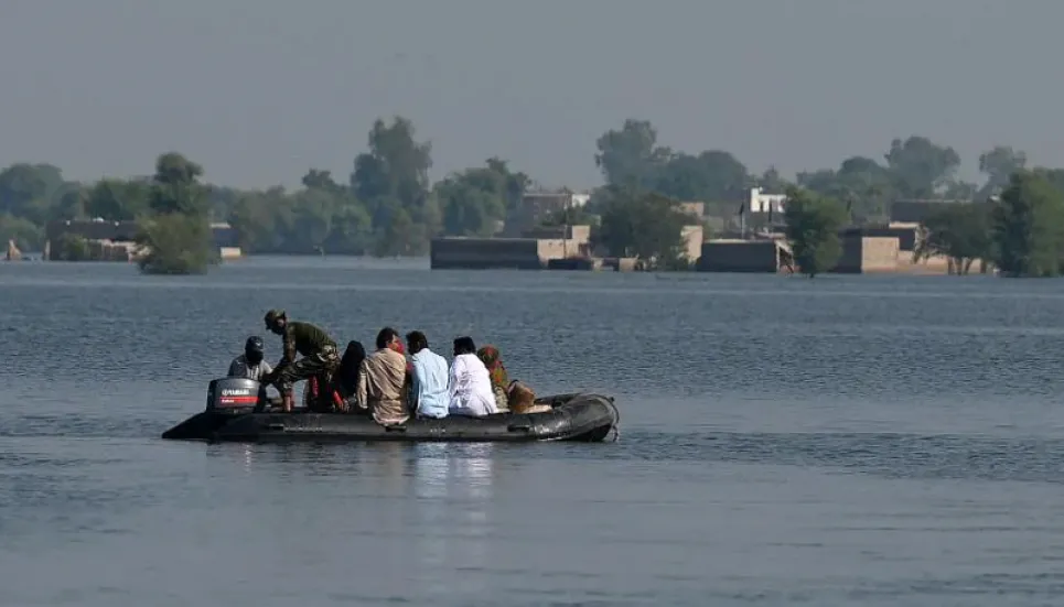 Nobody knows where their village is': New inland sea swamps Pakistan