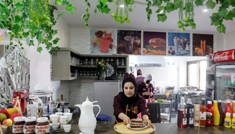 A Gaza restaurant run by women, for women