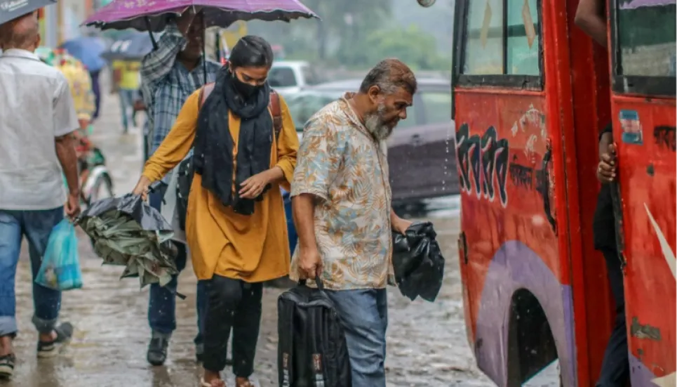 Frequent rains, commute woes in Dhaka every morning