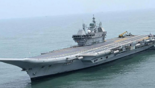 India commissions its first home-made aircraft carrier