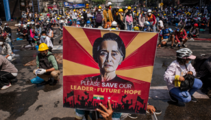 Suu Kyi jailed for three years over electoral fraud