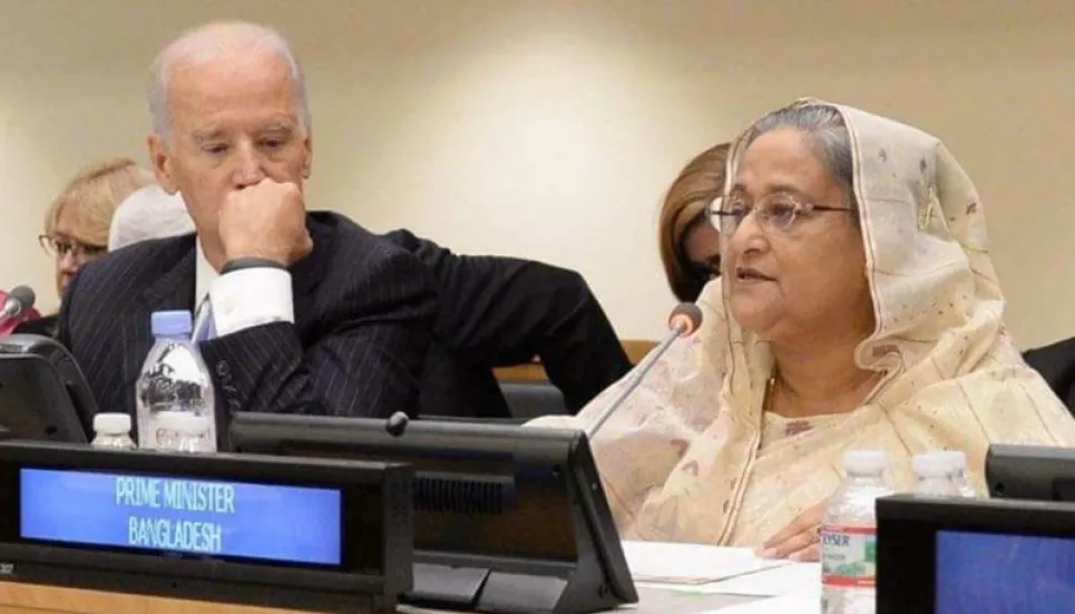 PM Hasina invites Biden to visit Bangladesh
