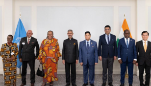 FM attends dinner hosted by Jaishankar in New York