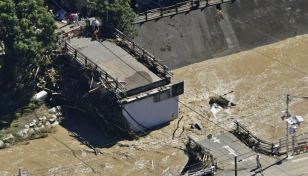 Two dead, thousands without power after Typhoon Talas slams Japan