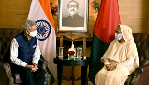 Jaishankar calls on PM Hasina