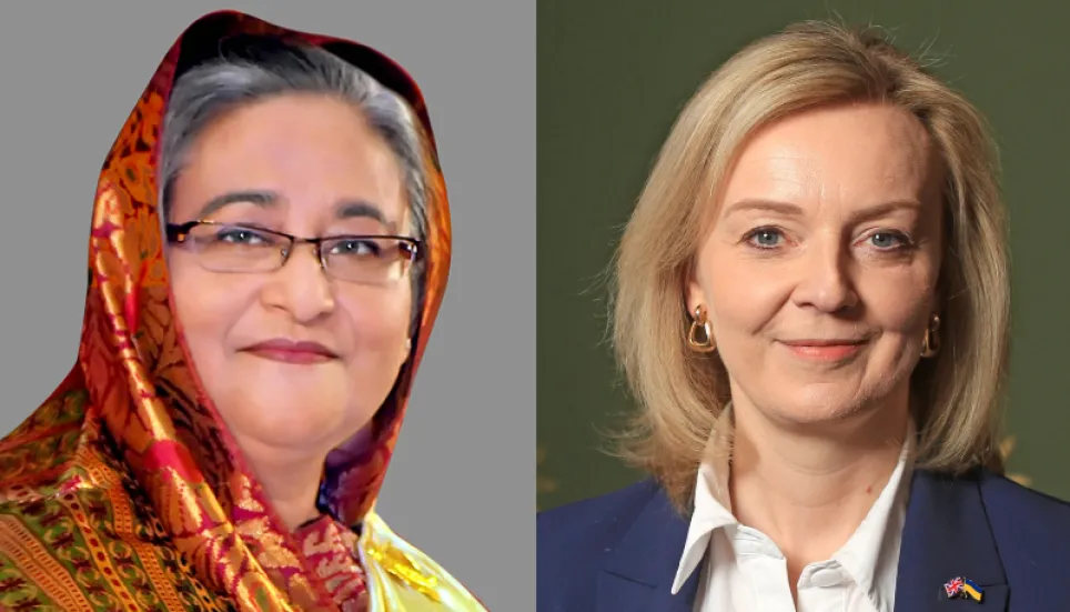 PM Sheikh Hasina greets new UK Tory leader Liz Truss