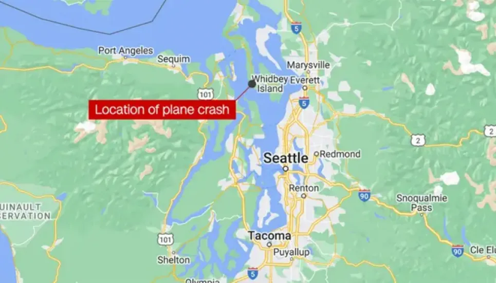1 dead, 9 missing after plane crash in Washington state