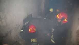 Fire at Barisal plaza near Bangabazar doused