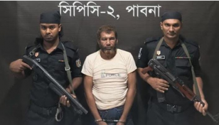 Fugitive death row convict held in Pabna