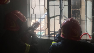 Chawkbazar warehouse fire under control