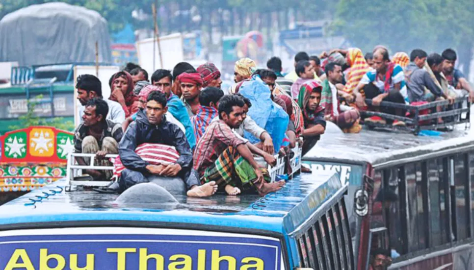 60% of Dhaka's Eid holidaymakers to go by road: SCRF