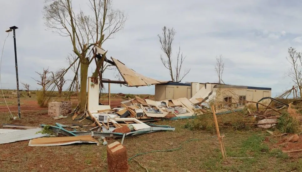 Cyclone hits Australia with 'record-breaking' wind speeds