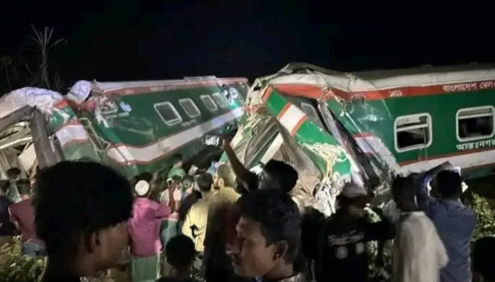 Sonar Bangla Express crashes into freight train, 20 injured