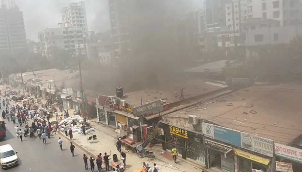 Uttara BGB Market fire doused