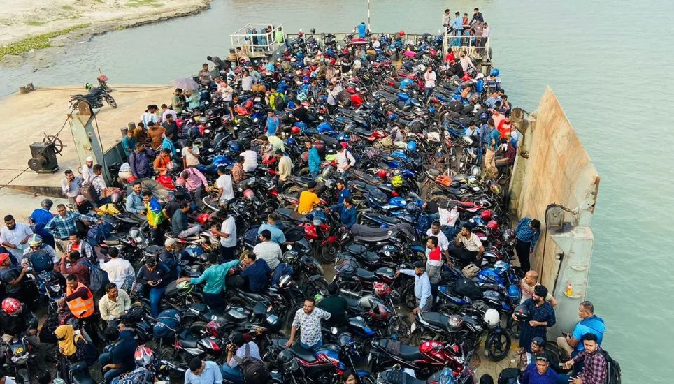 BIWTC launches ferry service for bikes to cross Padma