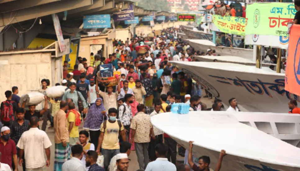 Over 12 lakh SIM users left Dhaka Tuesday