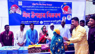 1,200 poor families get Eid gift in Rangpur