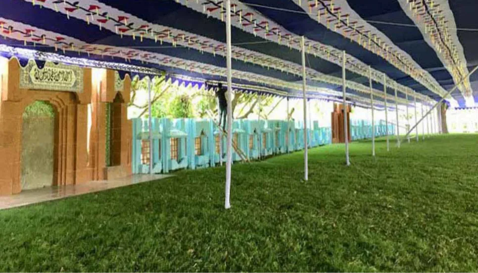 Rajshahi's main Eid jamaat at Shah Makhdum Eidgah