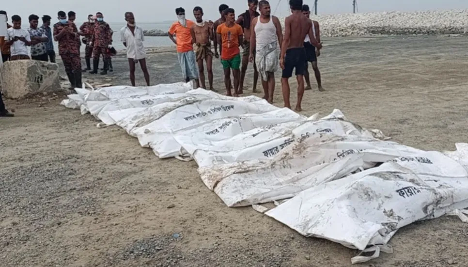 10 bodies found on trawler in Cox’s Bazar