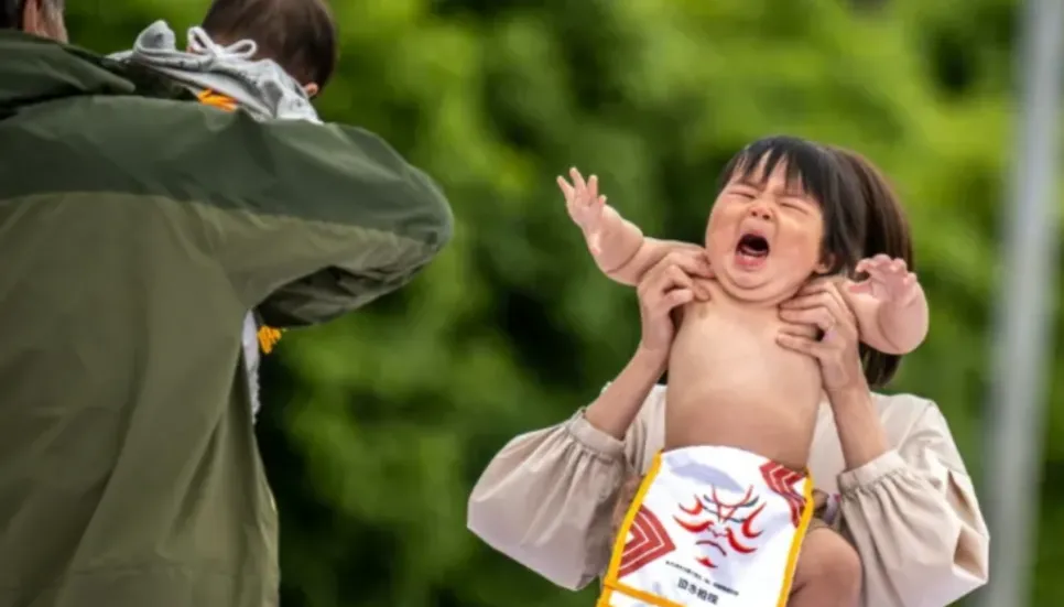 Japan's 'crying baby sumo' festival returns after pandemic