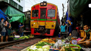 Thai freight train hits truck, killing 8