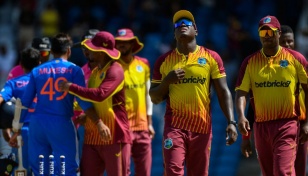 WI stun India by four runs in first T20I