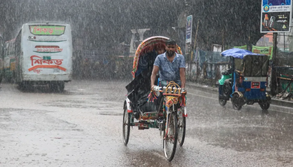 Rain likely over 4 divisions including Dhaka